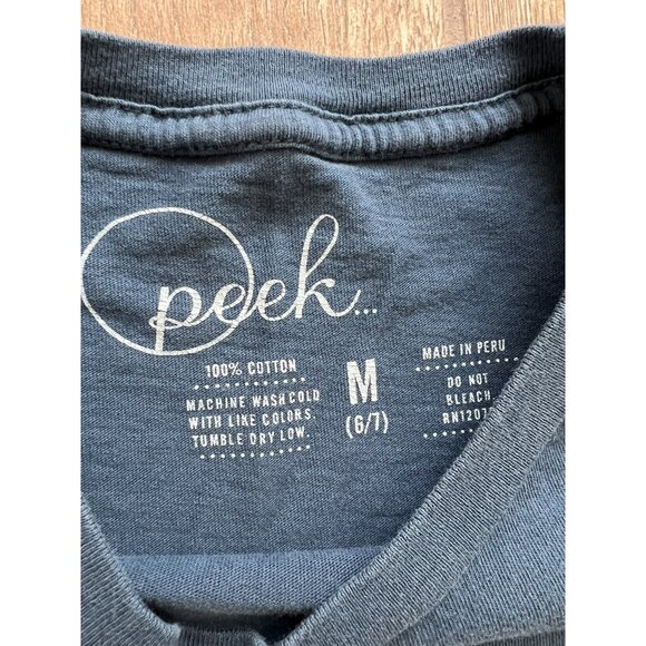 Peek Boys “The World is Yours” Tee Sz 6/7 - Picture 5 of 5